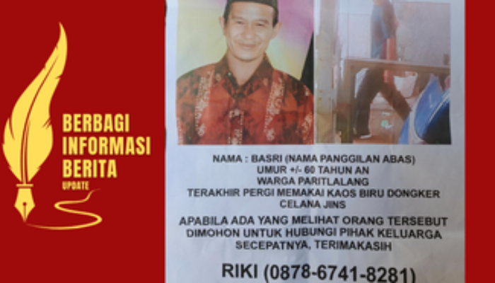 Memasuki hari ke 5, Kronologi hilangnya Sdr. Bahri warga Parit Lalang Pangkalpinang